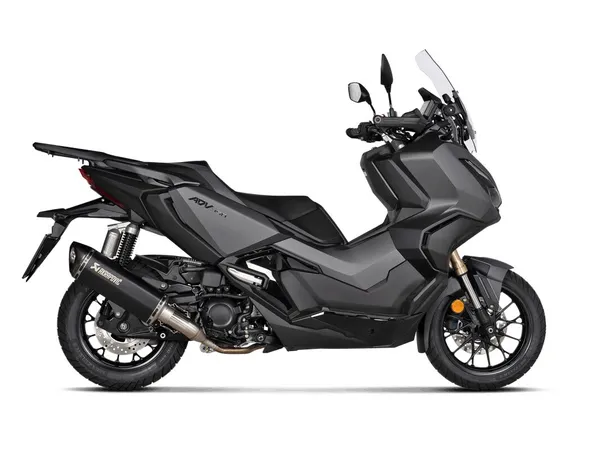 Slip-on Line Muffler Scooter Black -0