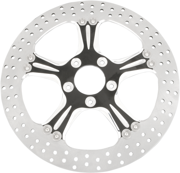 Two-piece Brake Rotor Black, Silver, Matte, 1, nordicamoto.ro