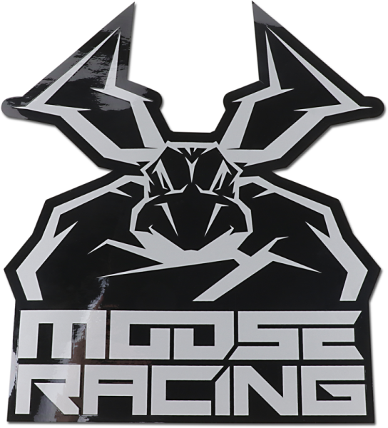 MOOSE RACING Moose Decal Black -0