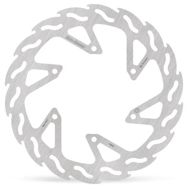 Flame Series Fixed Rotor Silver, Stainless Steel-0
