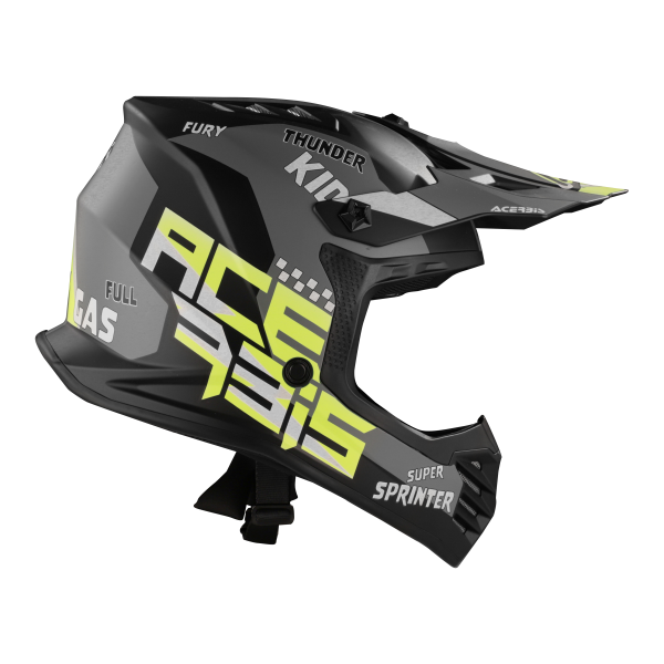 Casca Copii Acerbis Profile Yellow/Black-6