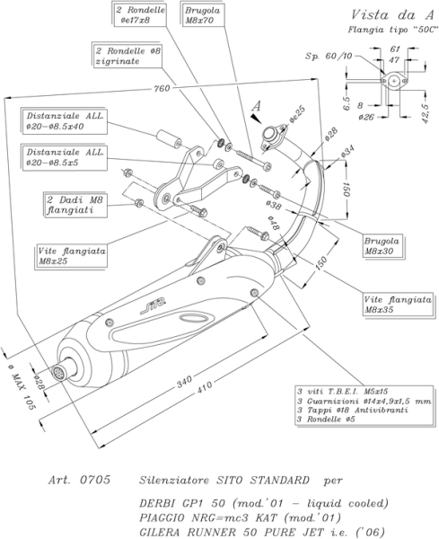 Sito Full-system Exhaust Black, 1, nordicamoto.ro