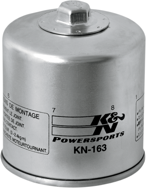Performance Oil Filter Silver, 1, nordicamoto.ro