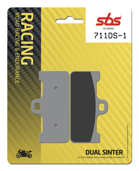Ds Racing Dual Sintered Brake Pads, 1, nordicamoto.ro