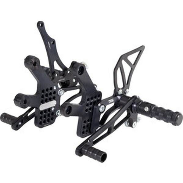 Rearset/footrest Anodized, Black, 5, nordicamoto.ro