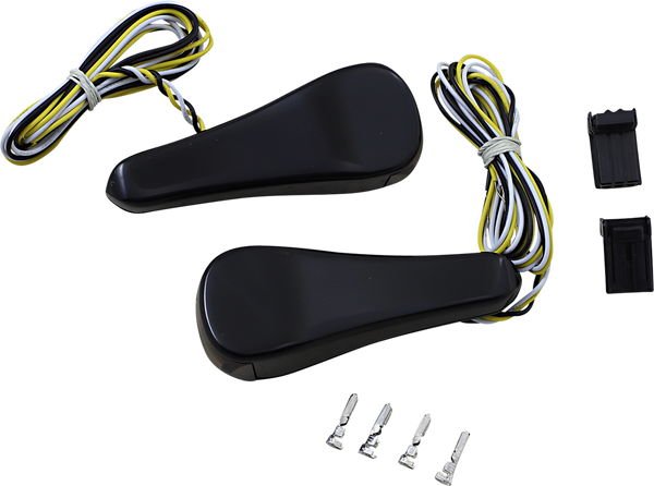 Led Front Turn Signals For Road Glide Black, 1, nordicamoto.ro