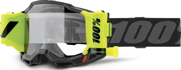 100% Youth Accuri 2 Forecast Goggles Hi-vis, Yellow, Gray, Black 