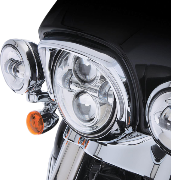 Fang® Headlight Bezels Chrome, 3, nordicamoto.ro
