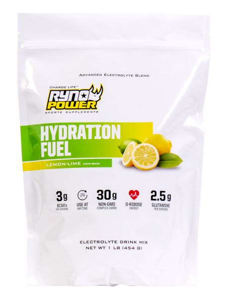 Pudră pentru băutură cu electroliți Ryno Power HYDRATION FUEL Lemon-Lime, 907 g, 20 de porții, 5, nordicamoto.ro