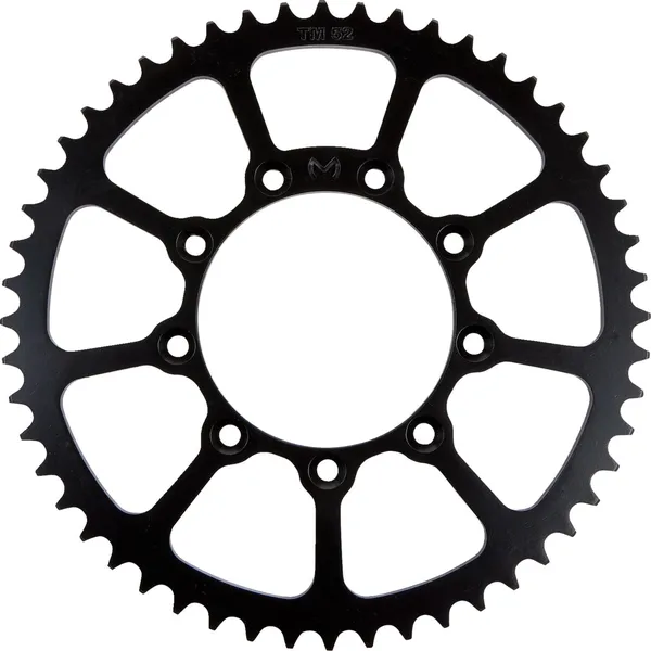MOOSE RACING Steel Rear Sprocket Black, Zinc Plated -0