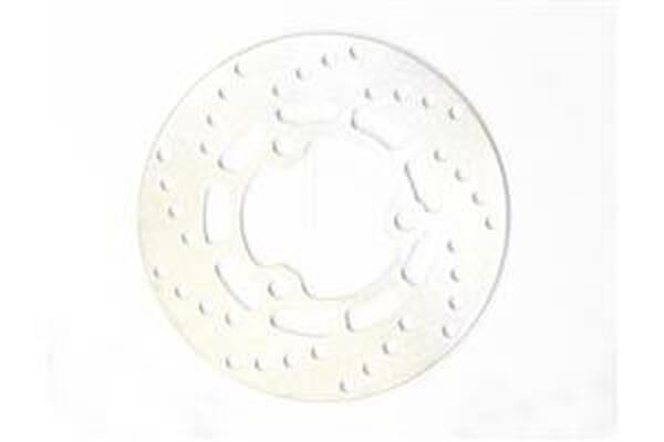 Round D-series Scooter Brake Rotor Silver, Stainless Steel, 1, nordicamoto.ro