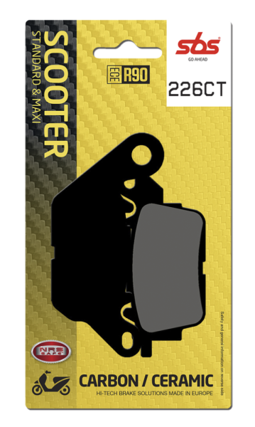 Ct Scooter Carbon Tech Organic Brake Pads, 1, nordicamoto.ro