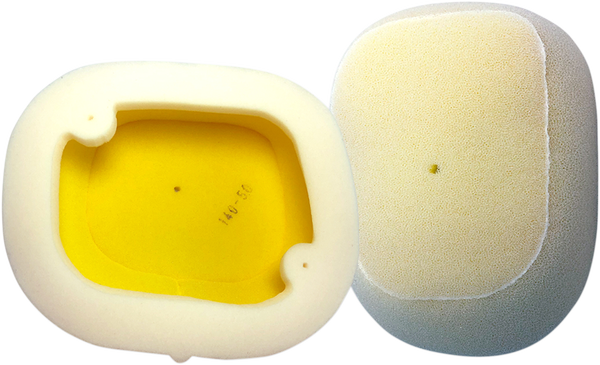 Foam Air Filter Yellow, 1, nordicamoto.ro