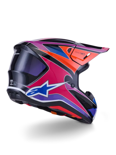 Cască Alpinestars SM7 Fuse Blue-0