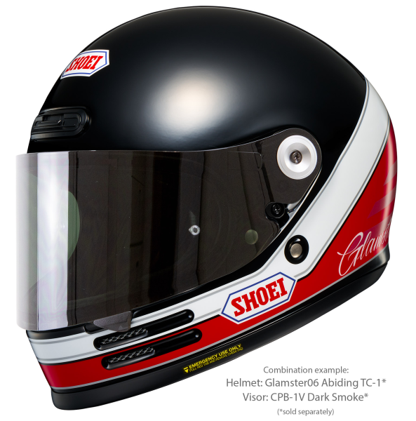 Casca integrala SHOEI GLAMSTER06 ABIDING TC-1 Negru/Rosu XXL-2
