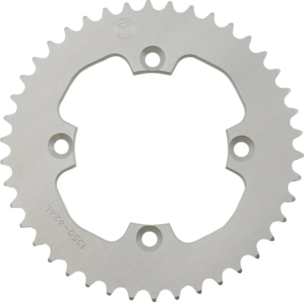 MOOSE RACING Aluminum Rear Sprocket Atv Silver -0