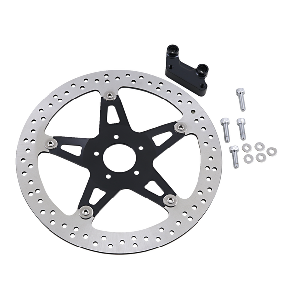 Big Brake Floating Rotor Kit Black, Silver, 1, nordicamoto.ro