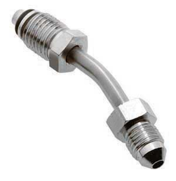 Hydraulic Clutch Hose Adapter Chrome, 1, nordicamoto.ro