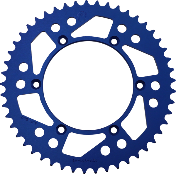 MOOSE RACING Rear Aluminum Sprocket Blue, 4, nordicamoto.ro
