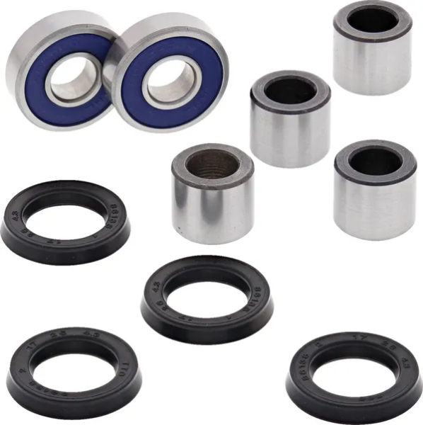 MOOSE RACING A-arm Bearing And Seal Kit Black, Chrome -0
