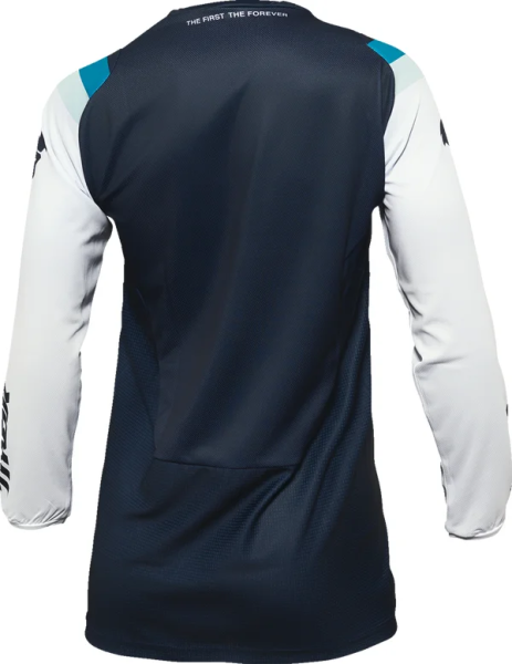 Tricou dama Thor Pulse REV Midnight Blue/White-0