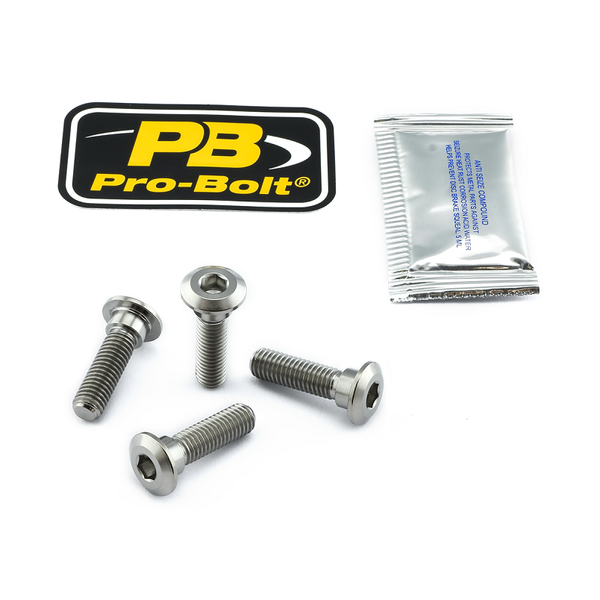 Brake Rotor Mounting Bolt Kit Silver, Unfinished, 2, nordicamoto.ro