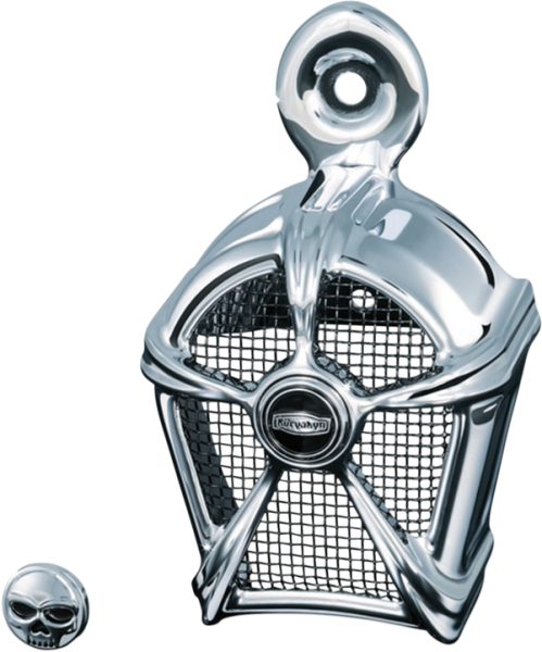 Mach 2 Horn Cover Black, Chrome, 1, nordicamoto.ro