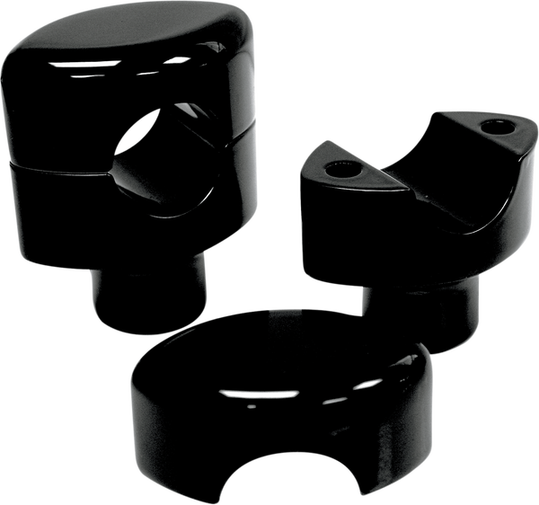Hefty Handlebar Riser For 1-1/4(r) Handlebars Black, 1, nordicamoto.ro