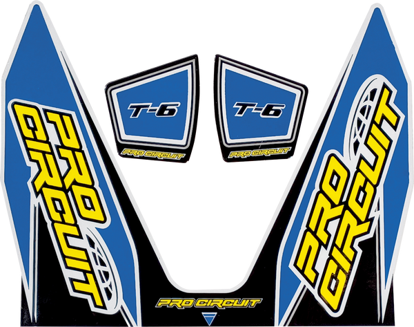 T-6 Exhaust Decals Blue-1
