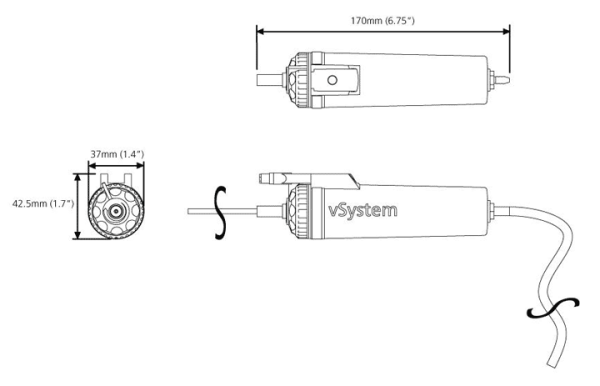 Sistem Scottoiler lubrifiere lant vSystem + lubrifiant biodegradabil verde-3
