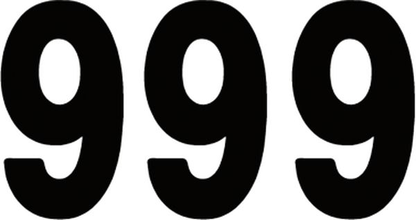 Pro Numbers Black, 3, nordicamoto.ro