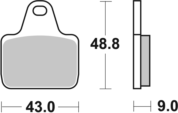 Ds Racing Dual Sintered Brake Pads, 1, nordicamoto.ro