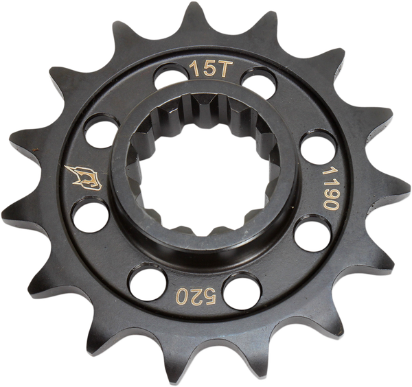 Lightweight Steel Sprocket Black, Zinc, 1, nordicamoto.ro