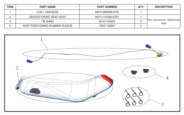 Sa incalzita ATV CFMOTO Cforce X8/X10-5