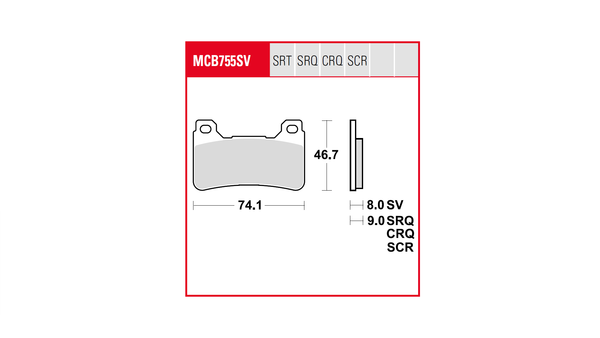 Trq Brake Pad Sintered Race, 3, nordicamoto.ro
