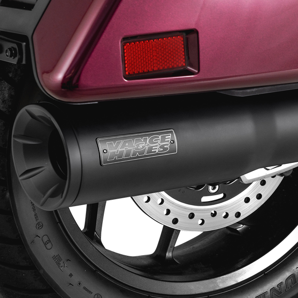 Hi-output Slip-on Muffler Black, Matte Black, Ceramic, 5, nordicamoto.ro