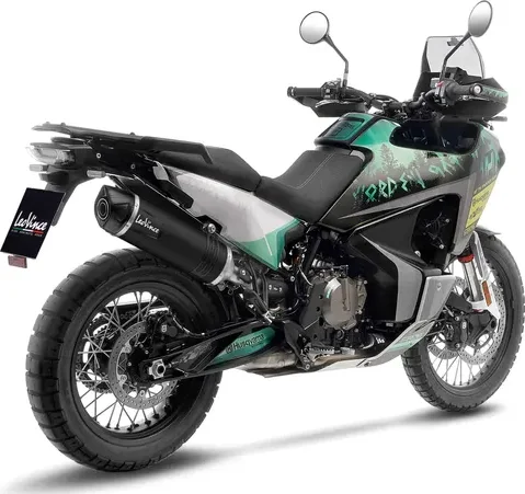 Tobă de eșapament LeoVince LV One Evo Black Edition Slip-On pentru Honda NC750X, 7, nordicamoto.ro