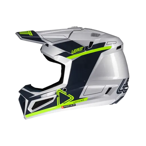 Casca Leatt 3.5 V25 Steel Grey/Acid + Ochelari-2