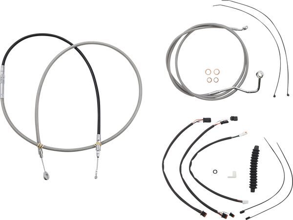 Xr Handlebar Installation Kit Silver, 2, nordicamoto.ro