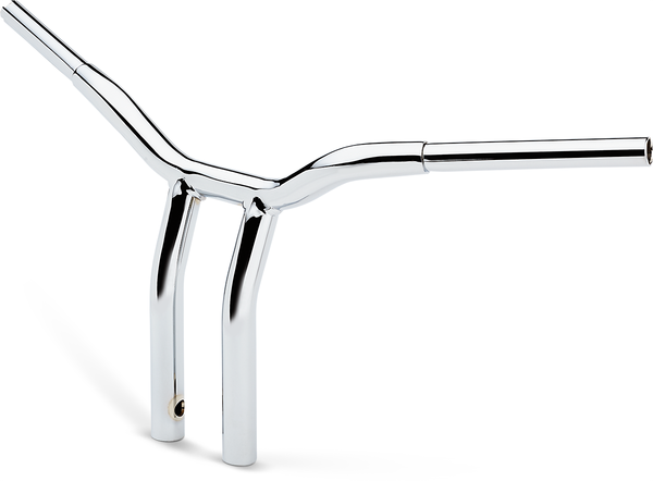 Kage Fighter Welded Bent-riser Handlebar Silver, 1, nordicamoto.ro