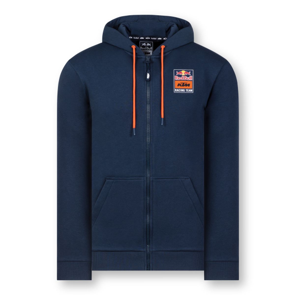 Hanorac cu glugă și fermoar cu logo RB KTM, 1, nordicamoto.ro