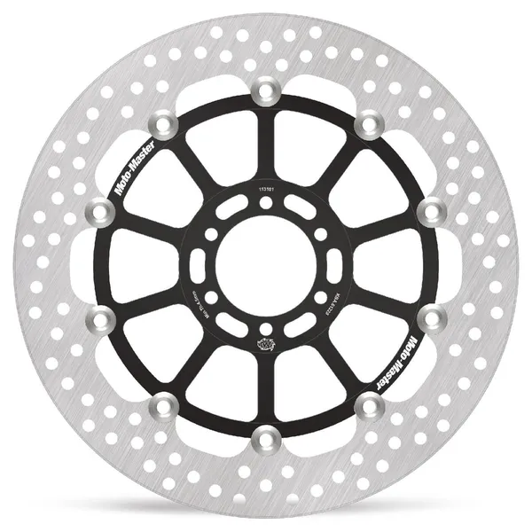 Halo Series Floating Rotor Black, Stainless Steel-1
