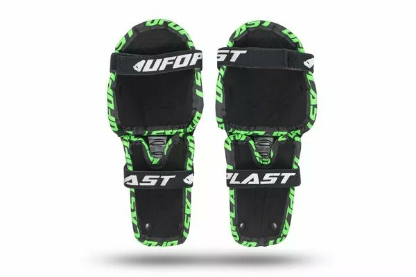 Kids Kajam Jointed Knee-shin Guard Black -1
