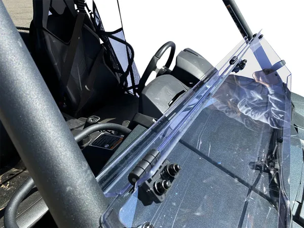 Deluxe Full Folding Windshield Clear -1