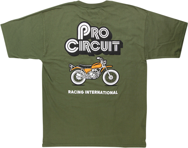 Pit Bike T-shirt Green-0