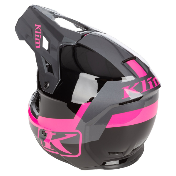 Casca Snowmobil Klim F3 ECE Elevate Black - Asphalt-30