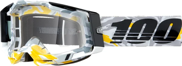 Ochelari 100% Racecraft 2 Gray/Yellow-0