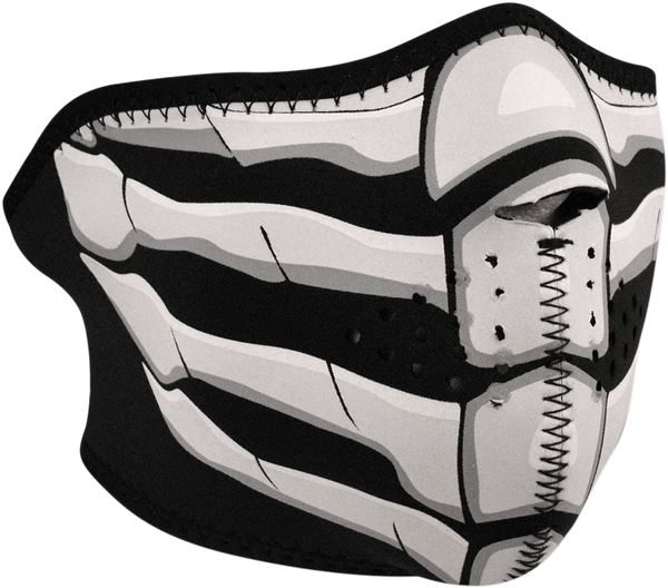 Half Mask Bonebreath Glow Black, 1, nordicamoto.ro