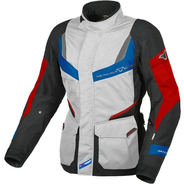 Geaca impermeabila touring de dama MACNA RANCHER WOMAN M Gri/Albastru, 5, nordicamoto.ro