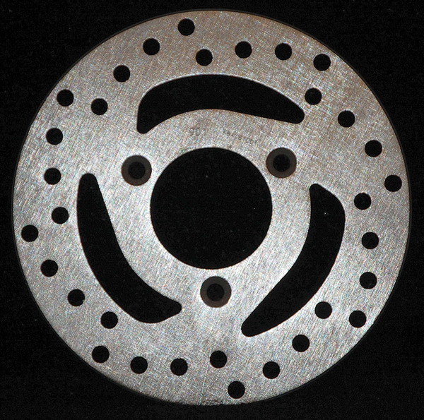 Round D-series Scooter Brake Rotor Silver, 1, nordicamoto.ro